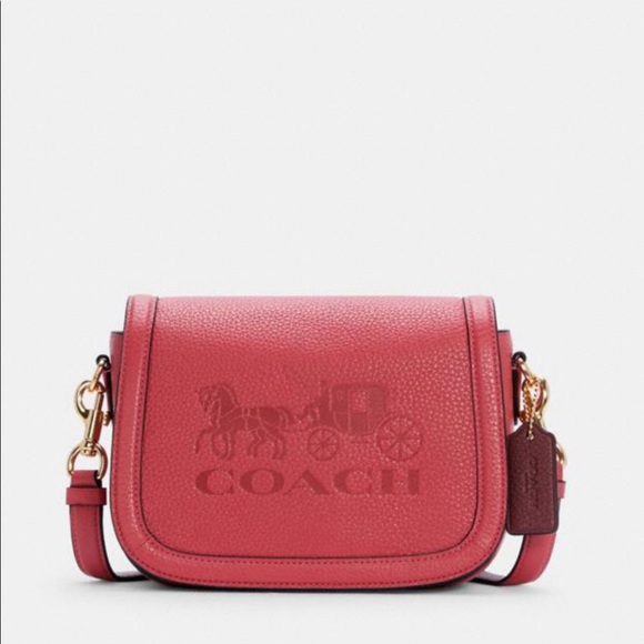 Coach Saddle Bag With Horse And Carriage - Picture 2 of 9